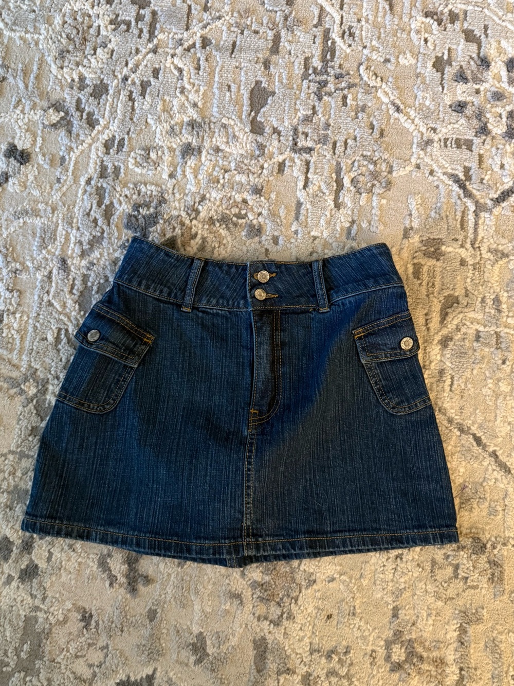 Brandy Melville Dark Blue Denim Skirt